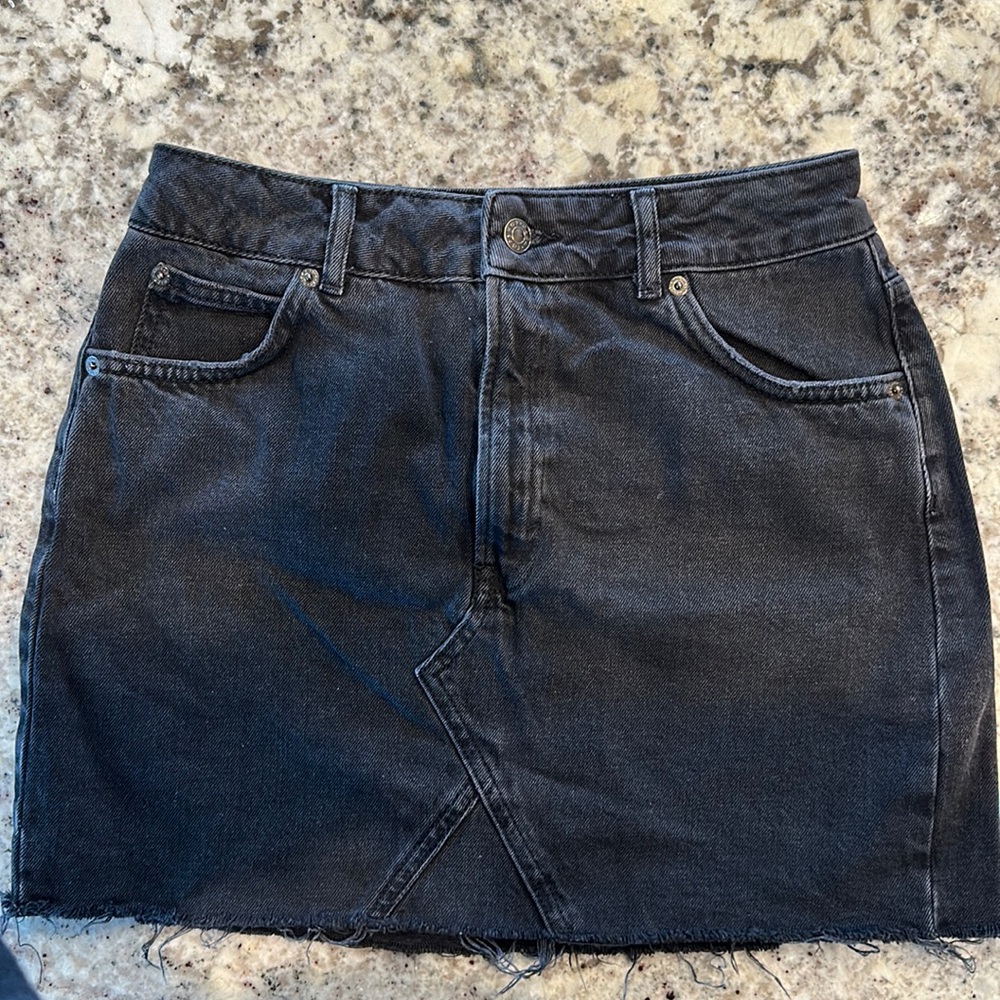 Topshop denim skirt